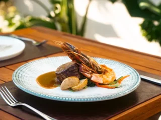 Ribeye & Grilled Shrimp